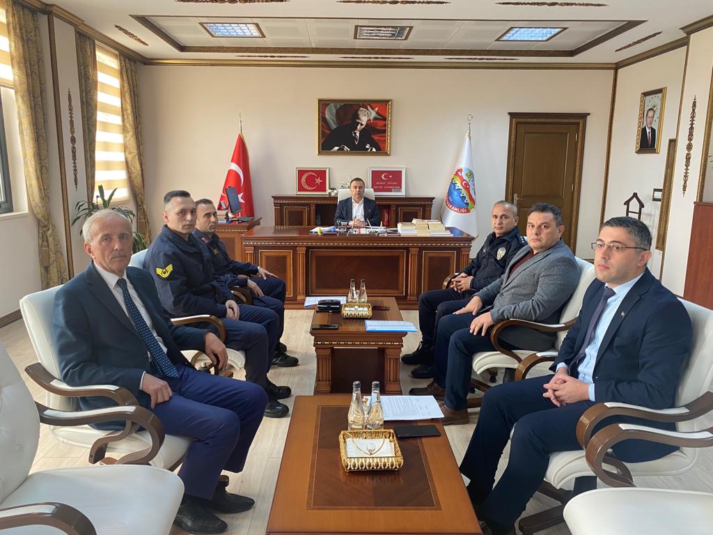 İlçemizde Seçim Güvenliği Toplantısı Yapıldı