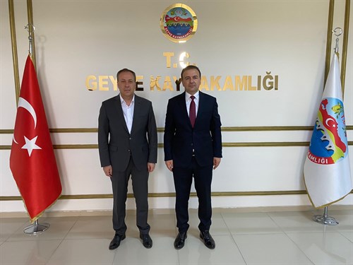 Sakarya 28. Dönem Milletvekili Murat Kaya, Kaymakamımızı Ziyaret Etti
