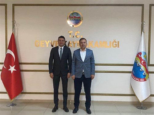 Kaymakamımız Murat Güven Pamukova Kaymakamını Makamında Ağırladı